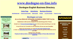 Desktop Screenshot of dordogne-on-line.info
